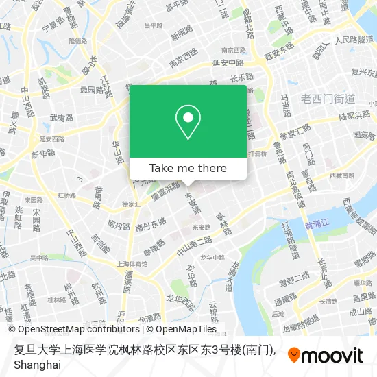 复旦大学上海医学院枫林路校区东区东3号楼(南门) map