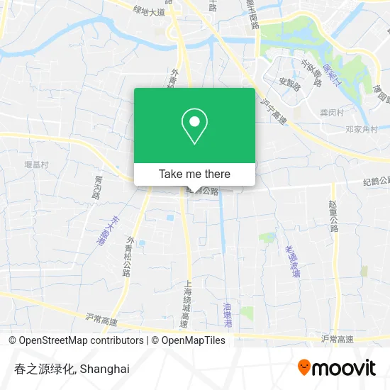 春之源绿化 map