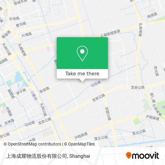 上海成耀物流股份有限公司 map