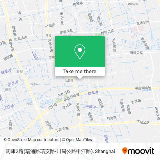 周康2路(瑞浦路瑞安路-川周公路申江路) map