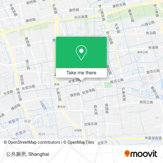 公共厕所 map