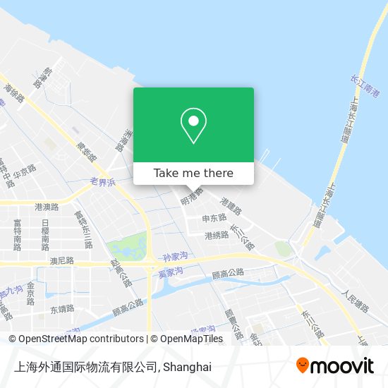 上海外通国际物流有限公司 map