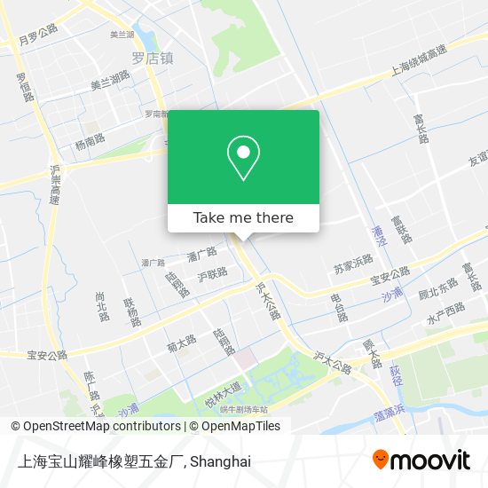 上海宝山耀峰橡塑五金厂 map