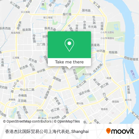 香港杰比国际贸易公司上海代表处 map
