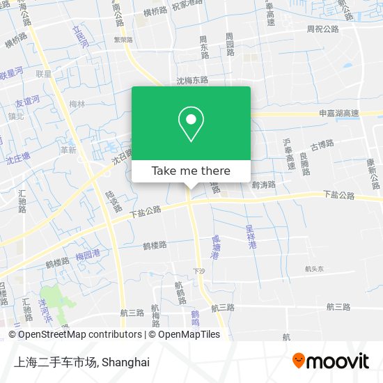 上海二手车市场 map