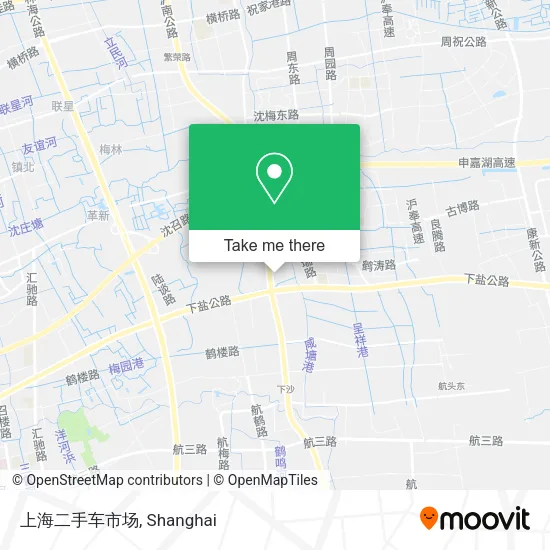 上海二手车市场 map