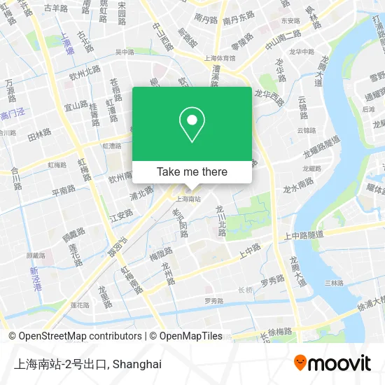 上海南站-2号出口 map