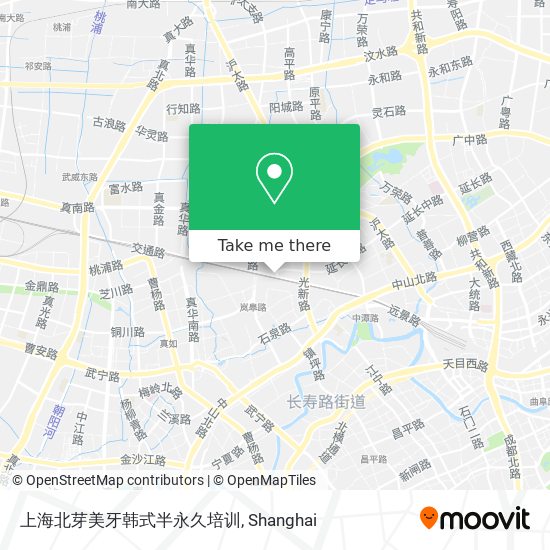 上海北芽美牙韩式半永久培训 map