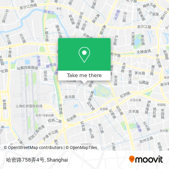 哈密路758弄4号 map