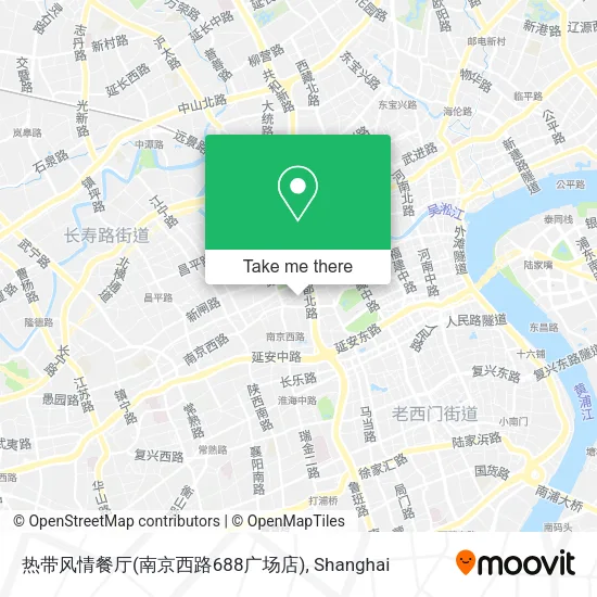 热带风情餐厅(南京西路688广场店) map