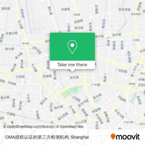 CMA授权认证的第三方检测机构 map