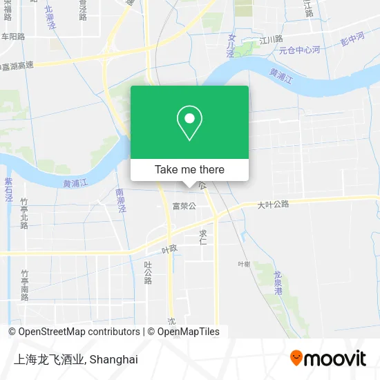 上海龙飞酒业 map