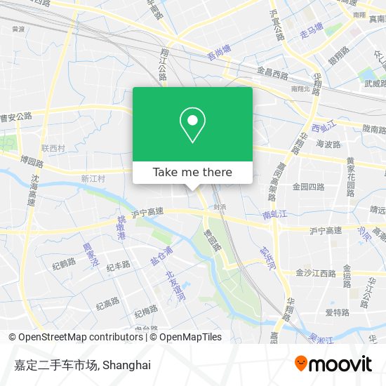 嘉定二手车市场 map