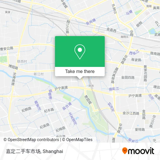 嘉定二手车市场 map
