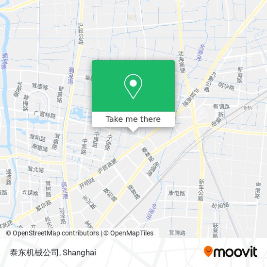 泰东机械公司 map