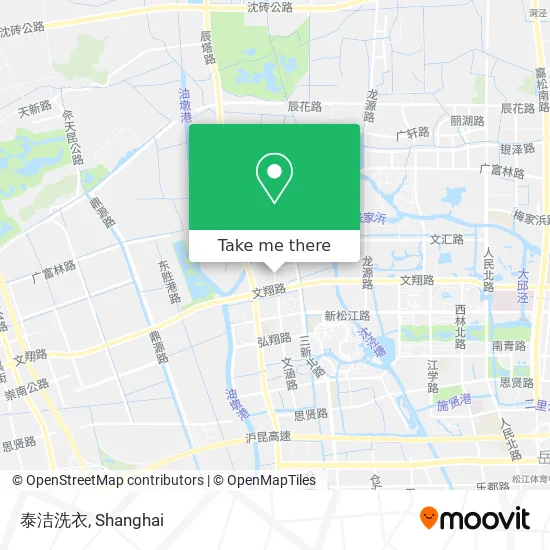 泰洁洗衣 map