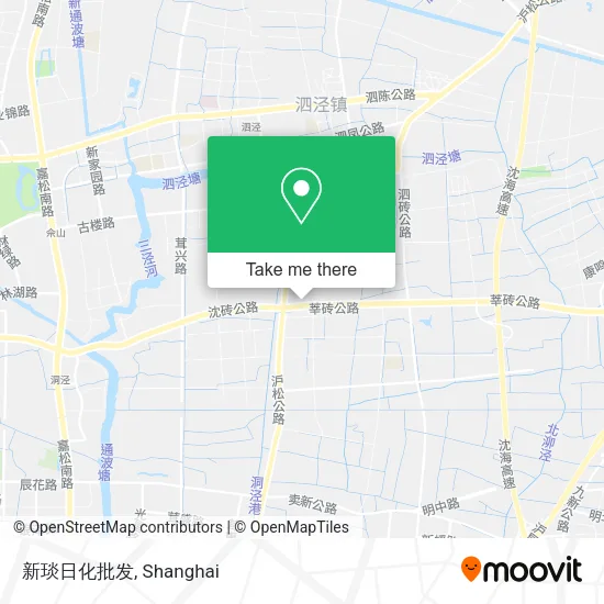 新琰日化批发 map