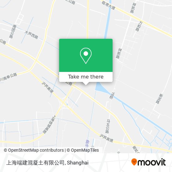 上海端建混凝土有限公司 map