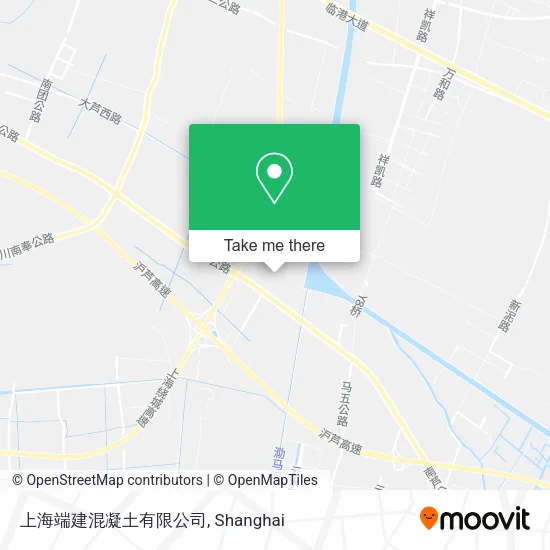 上海端建混凝土有限公司 map