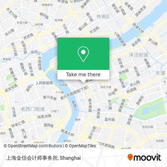 上海金信会计师事务所 map