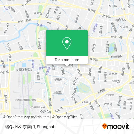 瑞冬小区-东南门 map