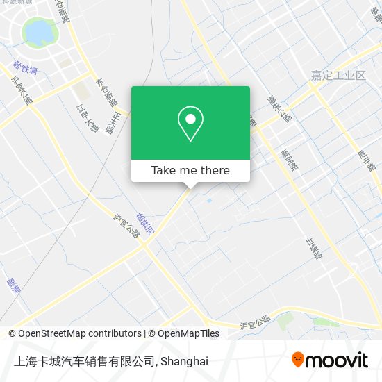 上海卡城汽车销售有限公司 map