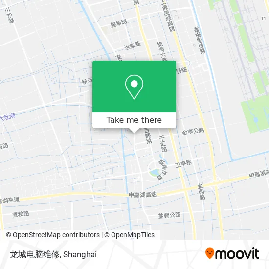 龙城电脑维修 map