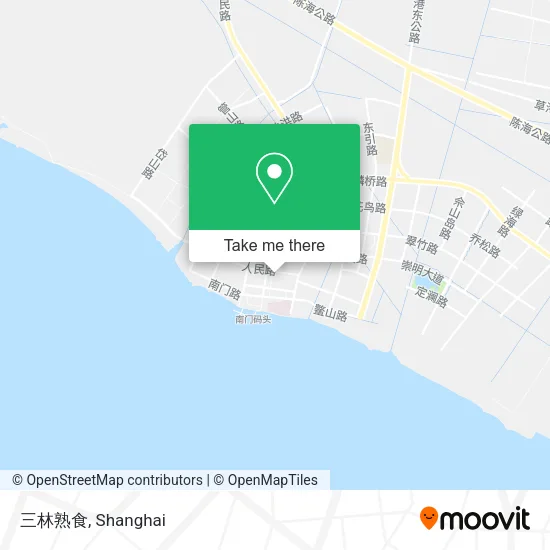 三林熟食 map