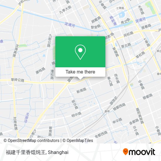 福建千里香馄饨王 map