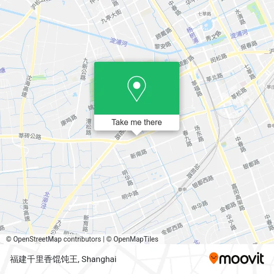 福建千里香馄饨王 map