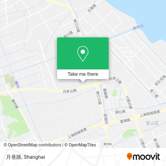 月巷路 map