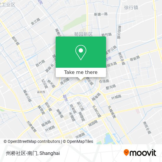 州桥社区-南门 map