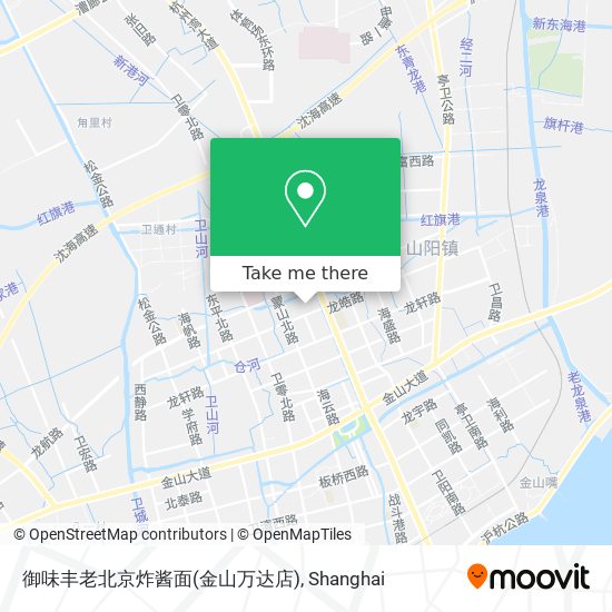 御味丰老北京炸酱面(金山万达店) map