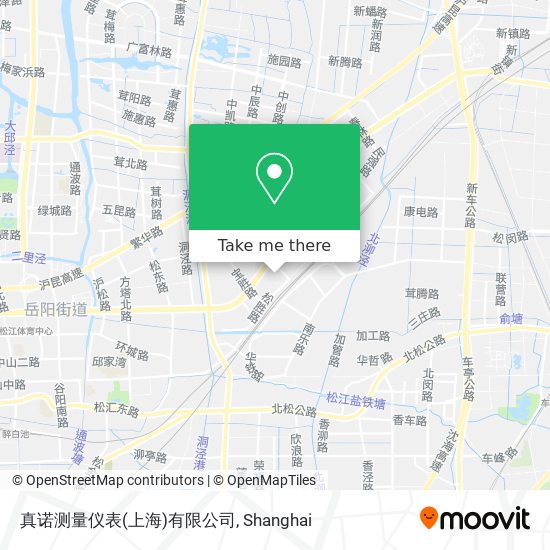 真诺测量仪表(上海)有限公司 map