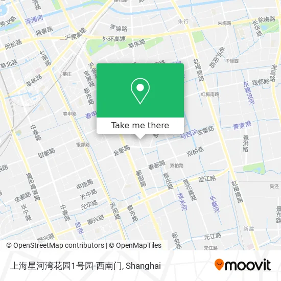 上海星河湾花园1号园-西南门 map