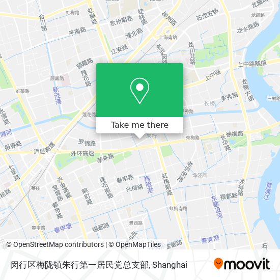 闵行区梅陇镇朱行第一居民党总支部 map
