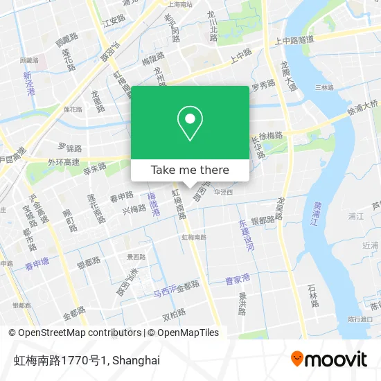 虹梅南路1770号1 map
