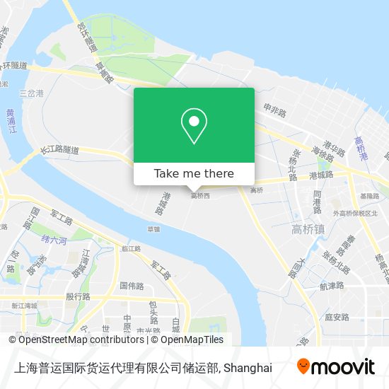 上海普运国际货运代理有限公司储运部 map