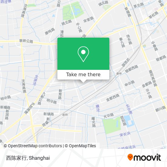 西陈家行 map