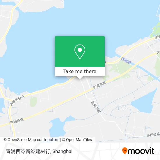 青浦西岑新岑建材行 map
