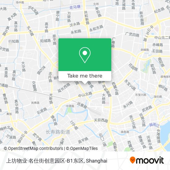 上坊物业·名仕街创意园区-B1东区 map