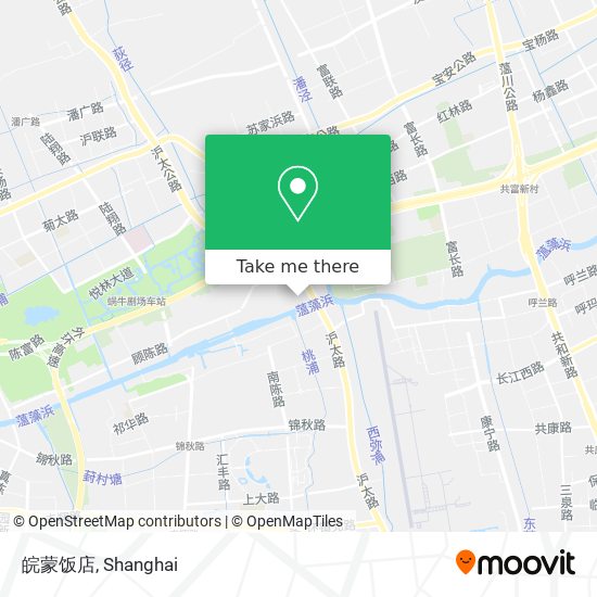 皖蒙饭店 map