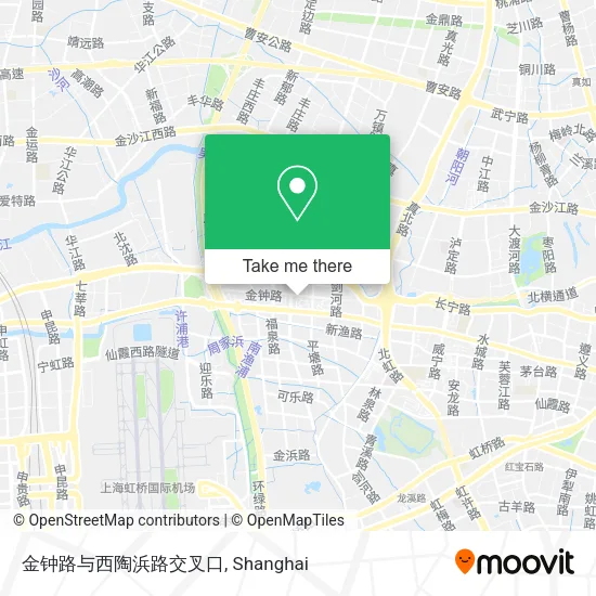 金钟路与西陶浜路交叉口 map