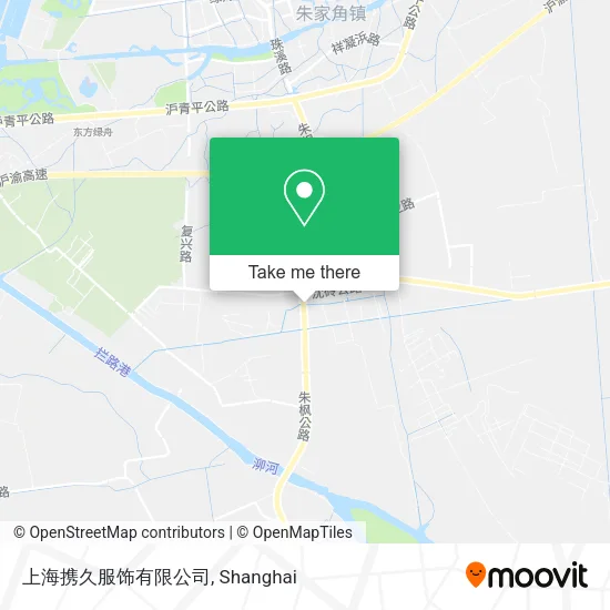 上海携久服饰有限公司 map