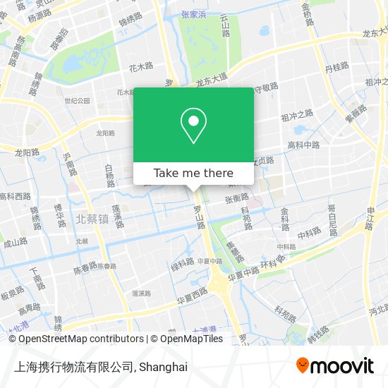 上海携行物流有限公司 map