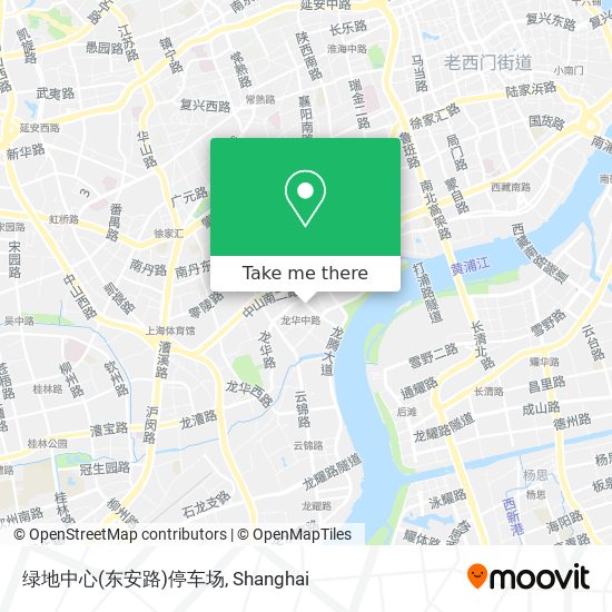 绿地中心(东安路)停车场 map