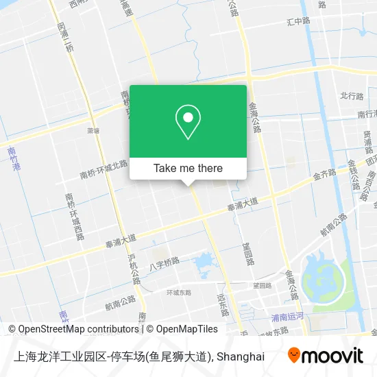 上海龙洋工业园区-停车场(鱼尾狮大道) map