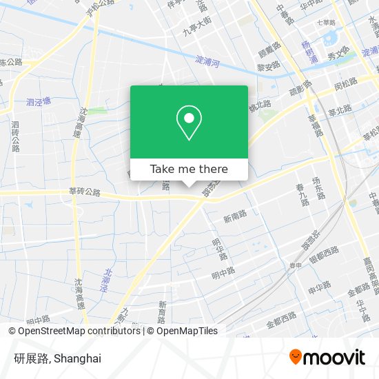 研展路 map