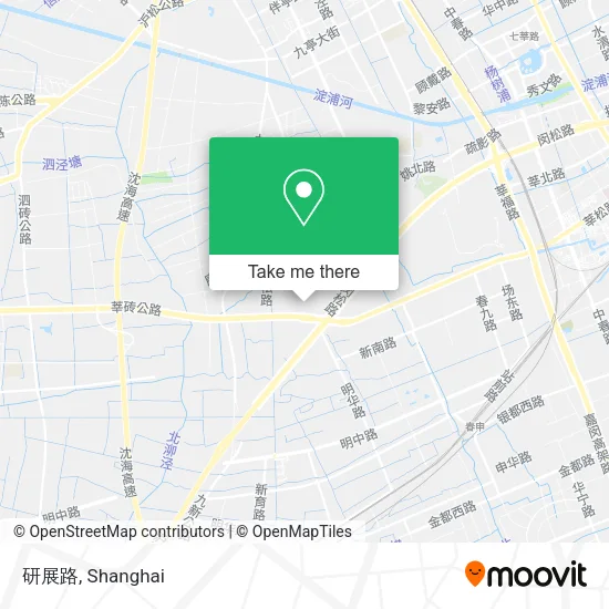 研展路 map