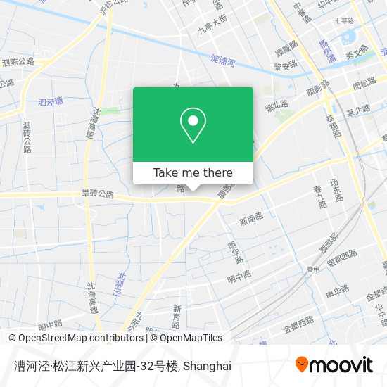 漕河泾·松江新兴产业园-32号楼 map